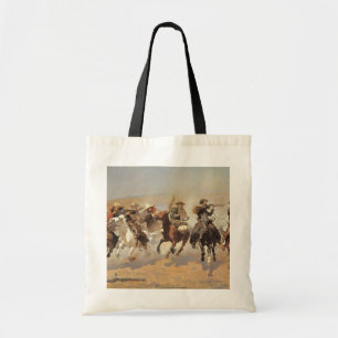 Tote Bag Cowboys Vintage, La Ruée vers le Bois par Remingto