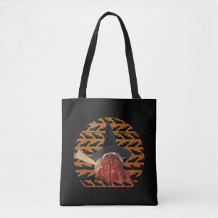 Tote Bag Crabe à sorcières Amusant Halloween Hermite Crabe