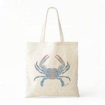 Crabe bleu tribal