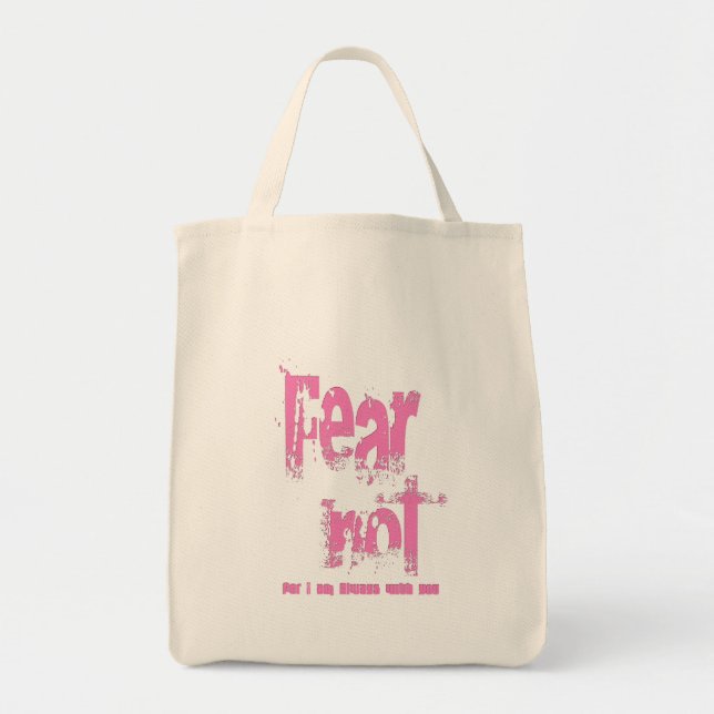 Tote Bag Crainte pas Christian Rose Grunge (Devant)