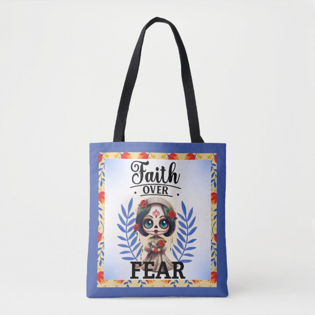 Tote Bag Crâne à sucre de foi (Devant)