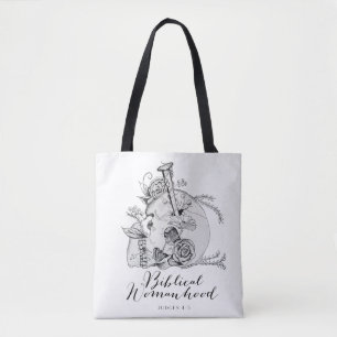 Tote Bag Crâne de la femme biblique - Jael et la Tente Peg