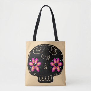 Tote Bag Crâne de sucre Calaverita Jour des morts
