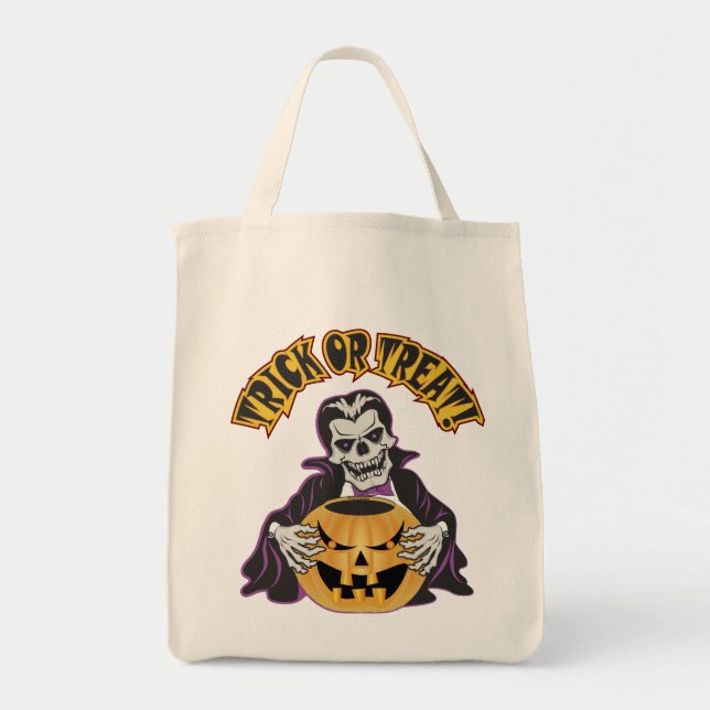 Tote Bag Crâne Dracula (Devant)