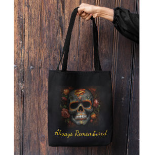 Tote Bag Crâne en sucre Regal Bloom, personnalisé