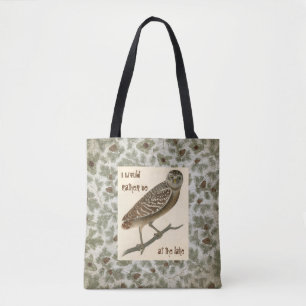 Tote Bag Crâne Fourre-tout d'arbres de branches de cônes 