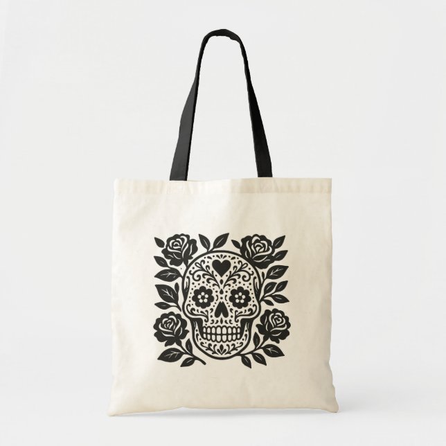 Tote Bag Crâne mexicain (Devant)