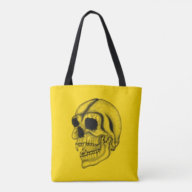Tote Bag Crâne Vampire (Dos)