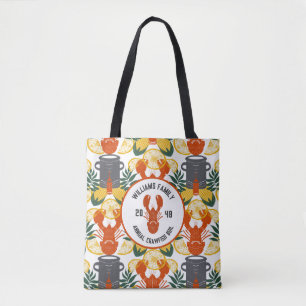 Tote Bag Crawfish Boil Party -Cajun Seafood Family Réunion
