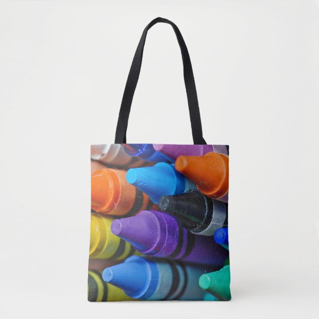 Tote Bag crayons colorés (Devant)