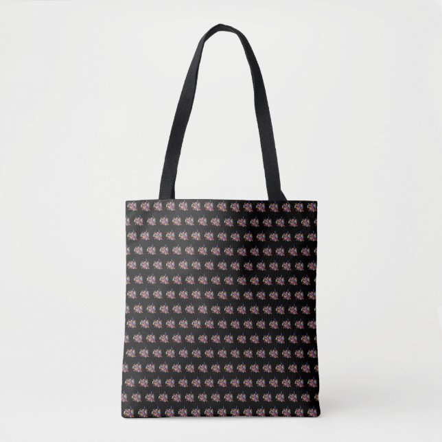 Tote Bag Crazy Cross yeux planaire (Devant)