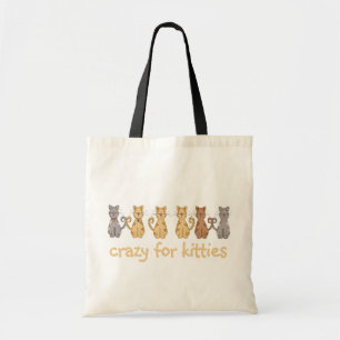 Tote Bag Crazy For Kitties T-shirts et cadeaux