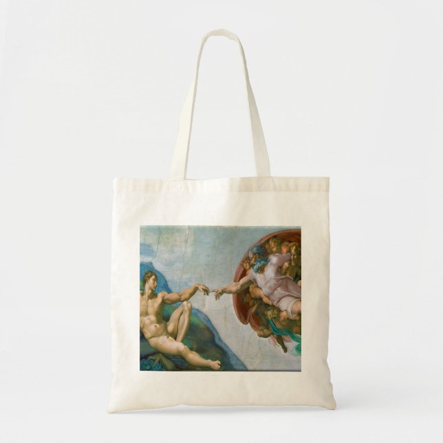 Tote Bag Création d'Adam - Michaël Angelo 1475 - 1564 (Devant)