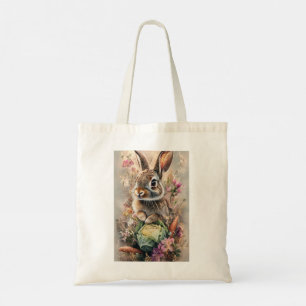 Tote Bag Création de lapin de jardin adorable pour le print