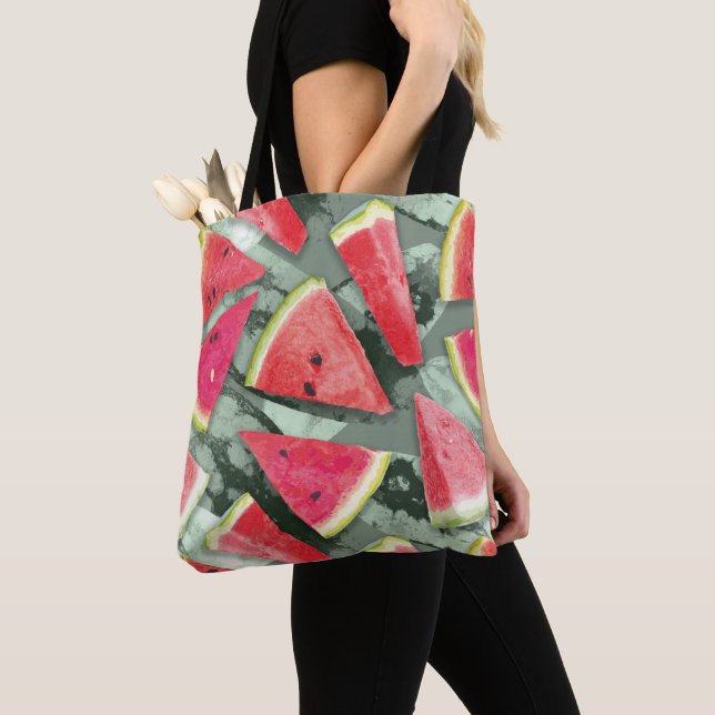 Tote Bag Création du Motif de pastèque 4 (De près)