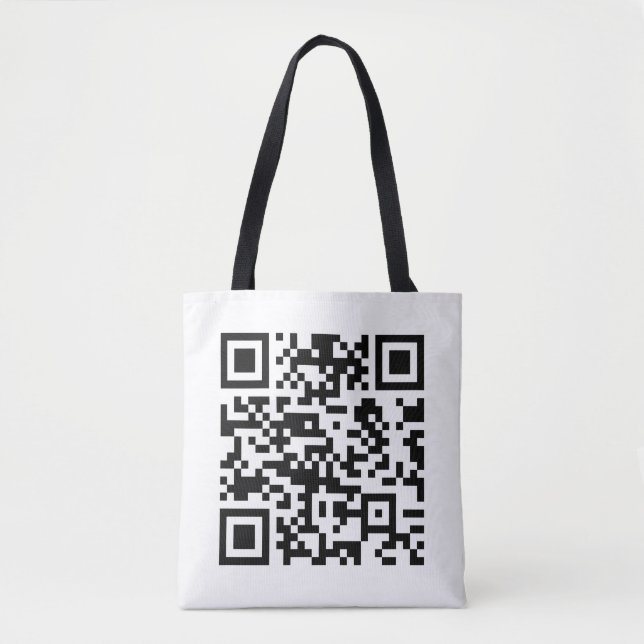 Tote Bag Création instantanée de code QR (en entrant votre  (Devant)