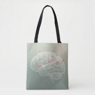 Tote Bag Créativité Botanique du Cerveau