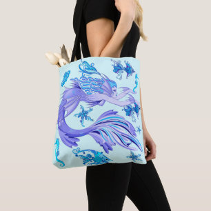 Tote Bag Créature de la fée mauve de sirène