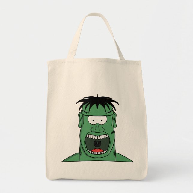 Tote Bag Créature monstrueuse qui prend vie et hurle (Devant)