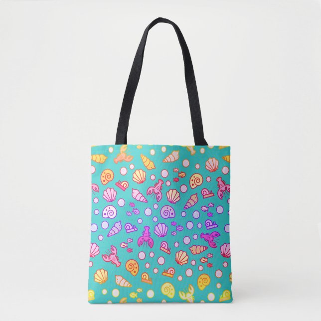 Tote Bag Créatures géniales Fourre-tout de mer (Devant)
