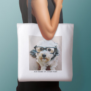 Tote Bag Créer votre propre Galerie de photos simple bordur