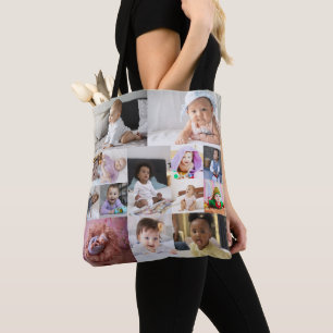 Tote Bag Créez votre propre collection de 14 photos