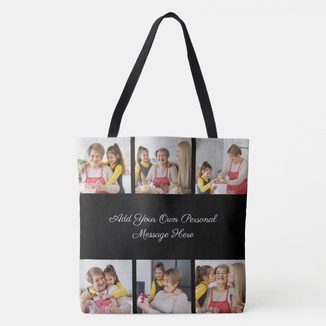 Tote Bag Créez votre propre collection de photos 6 Ajouter  (Devant)