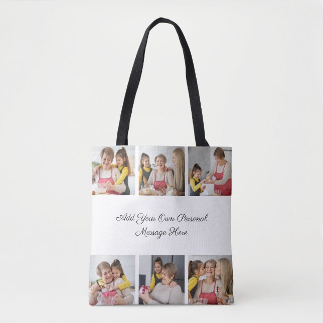 Tote Bag Créez votre propre collection de photos 6 Ajouter  (Devant)
