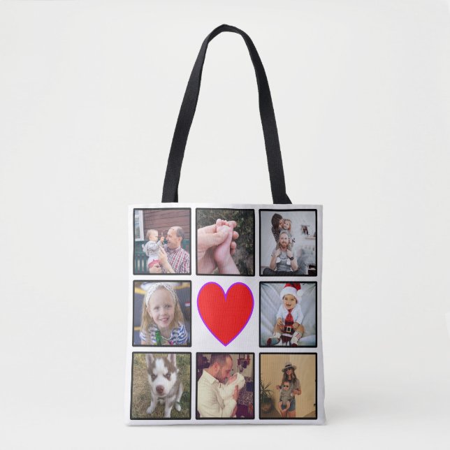 Tote Bag Créez votre propre collection photo personnalisée (Devant)