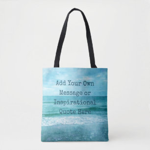 Tote Bag Créez votre propre devis inspirant motivationnel