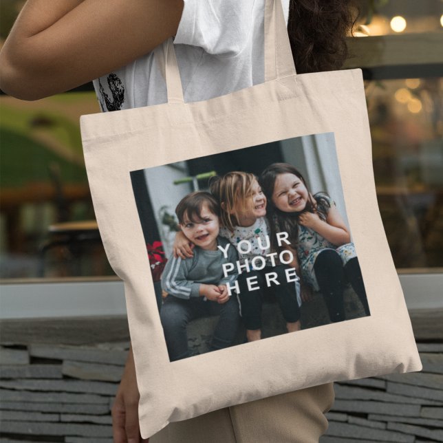 Tote Bag Créez votre propre photo simple 2 (Créateur téléchargé)