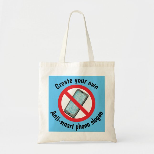 Tote Bag Créez votre propre téléphone Fourre-tout (Devant)