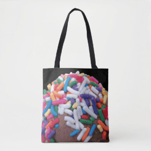 Tote Bag Crème glacée au chocolat foncé avec arrosage arc-e