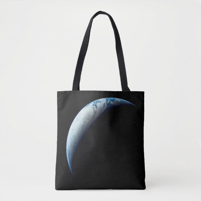 Tote Bag Crescent Terre De La Mission Apollo 4. 2 (Devant)