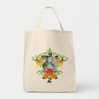 Tote Bag Crête des lapins et des fleurs