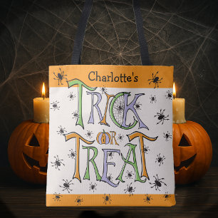 Tote Bag Critère déplaisant Halloween Trick ou traitement p