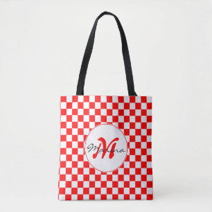 Tote Bag Croatie Hrvatska Nom À damiers Monogramme