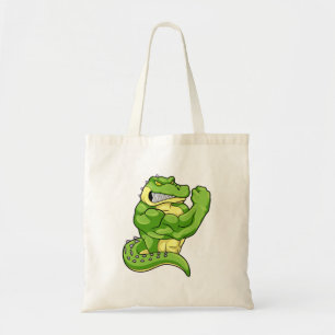 Tote Bag Crocodile comme Bodybuilder & grands Muscles