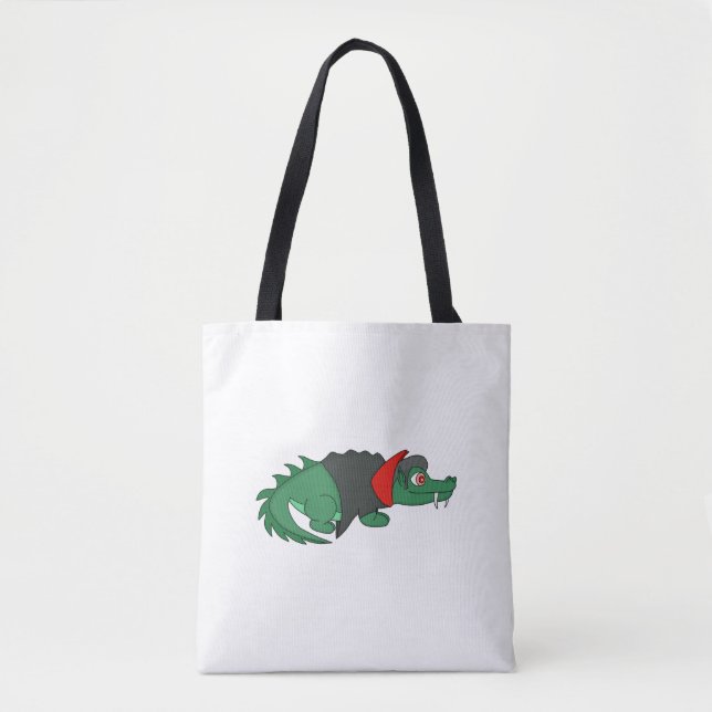 Tote Bag Crocodile de Vampire (Devant)