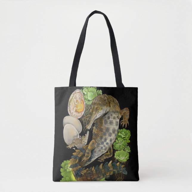 Tote Bag Crocodile grossier (Devant)