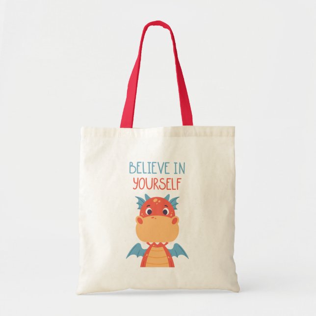 Tote Bag Crois En Toi-Même Dragon (Devant)