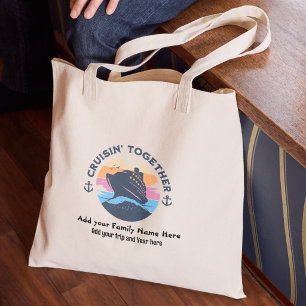 Tote Bag Croisière en famille avec des Blues PERSONNALISER