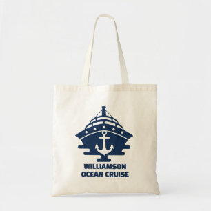 Tote Bag Croisière sur mesure sur la plage, voyage d'ancrag