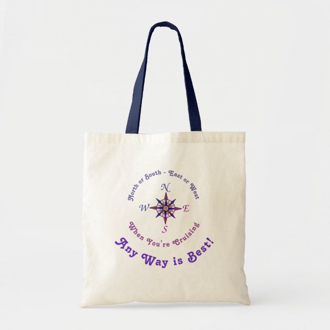 Tote Bag Croisière sur n'importe quel moyen 2R (Devant)