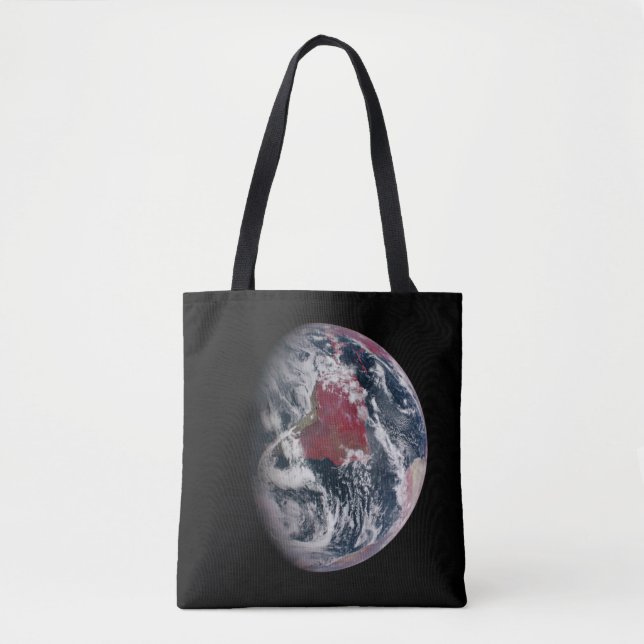 Tote Bag Croissance plante Sur La Planète Terre. (Devant)