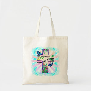Tote Bag Croix de la nouvelle création chrétienne