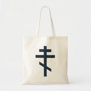Tote Bag Croix orthodoxe à huit pointes, art dévotionnel sa