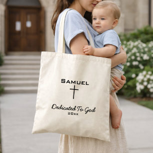 Tote Bag Croix simple dédiée à Dieu Église neutre