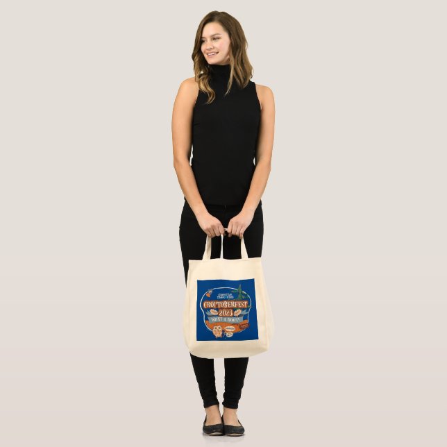 Tote Bag Croptoberfest 2023 Grocery Fourre-tout (Devant (modèle))