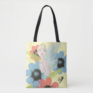 Tote Bag Croquis Bell Tinker Avec Fleurs Cosmos